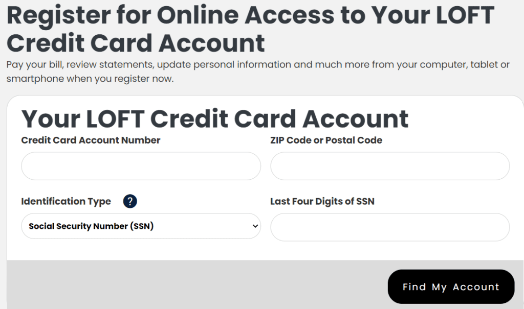 Loft Credit Card Login, Activation & Payment | Clipsit