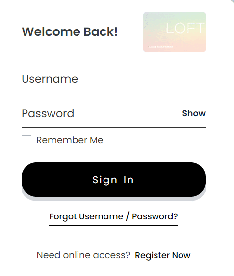 Loft Credit Card Login, Activation & Payment | Clipsit